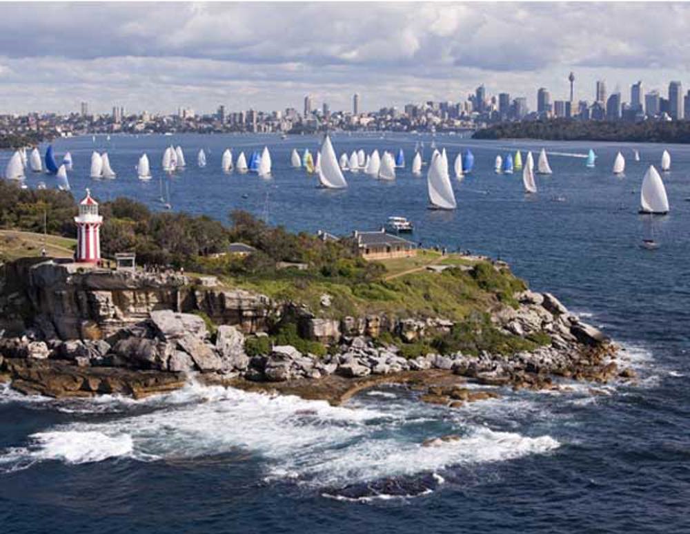 Fleet of the 25th Audi Sydney Gold Coast Yacht Race