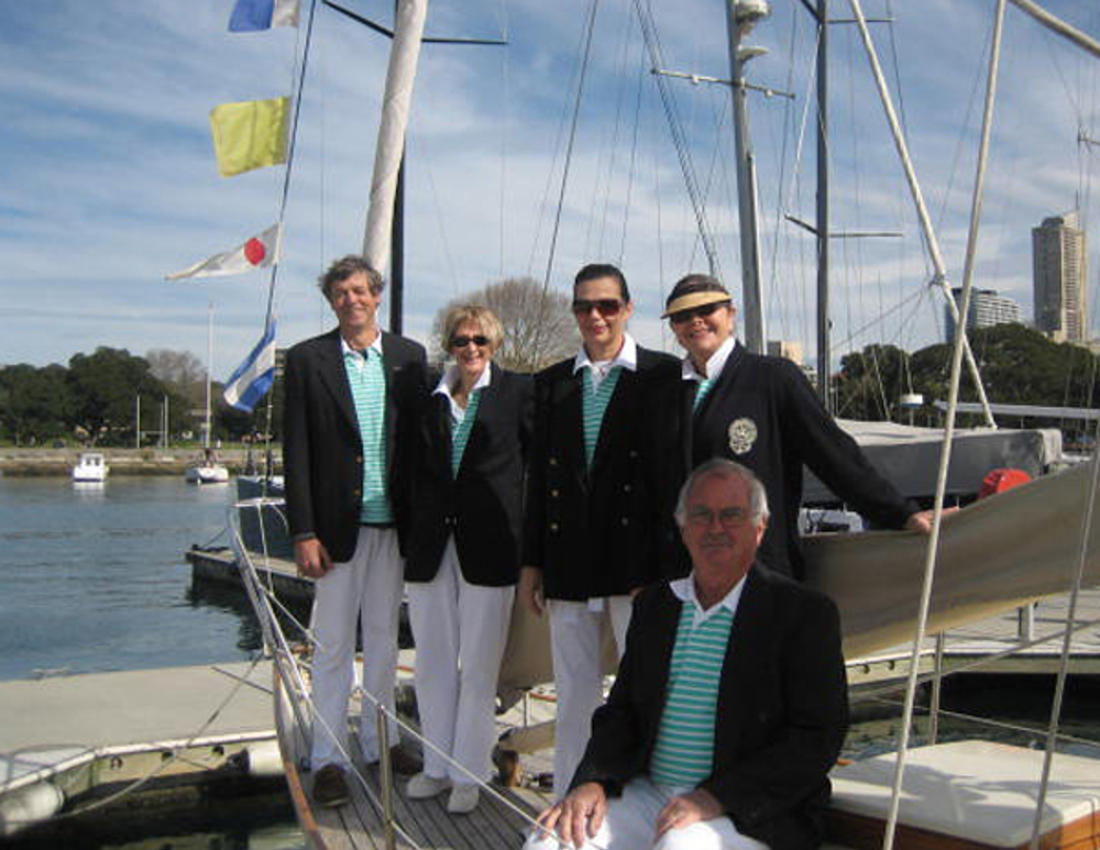 The crew of Kareela, 2007 Parade of Sail