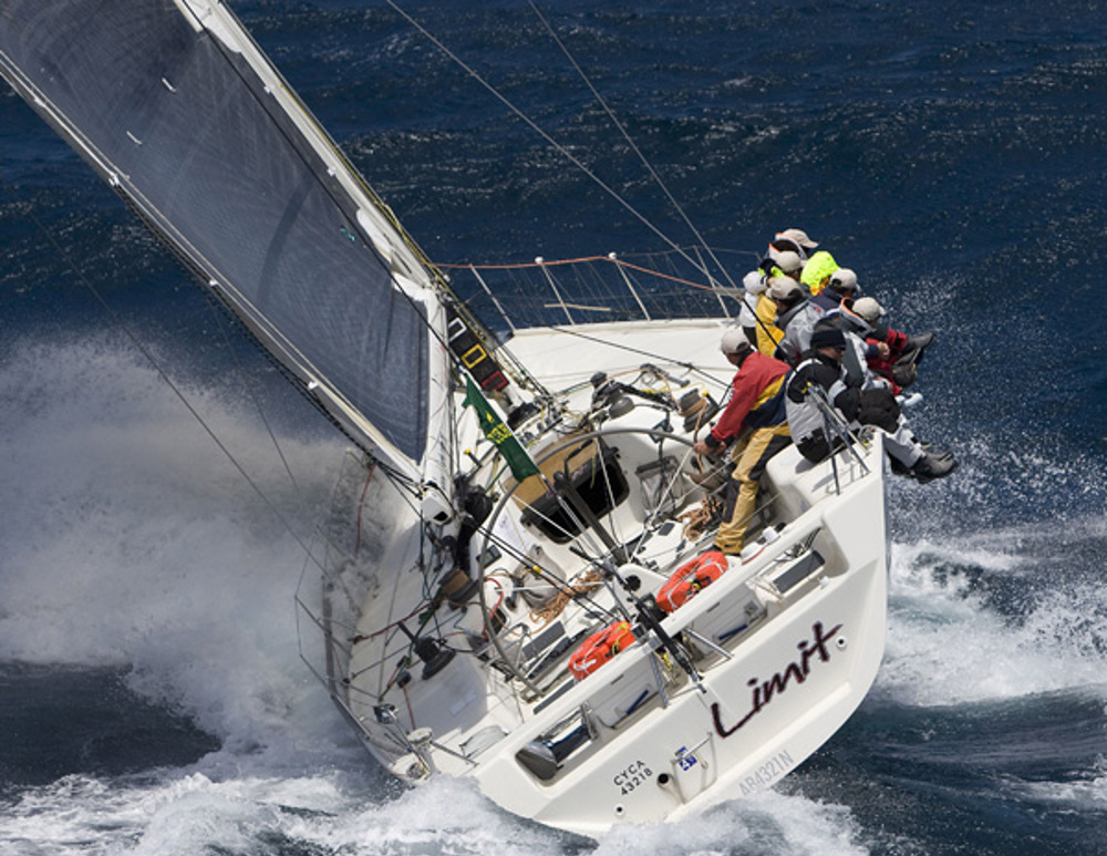 Limit in Bass Strait on the second day of the 2007 race