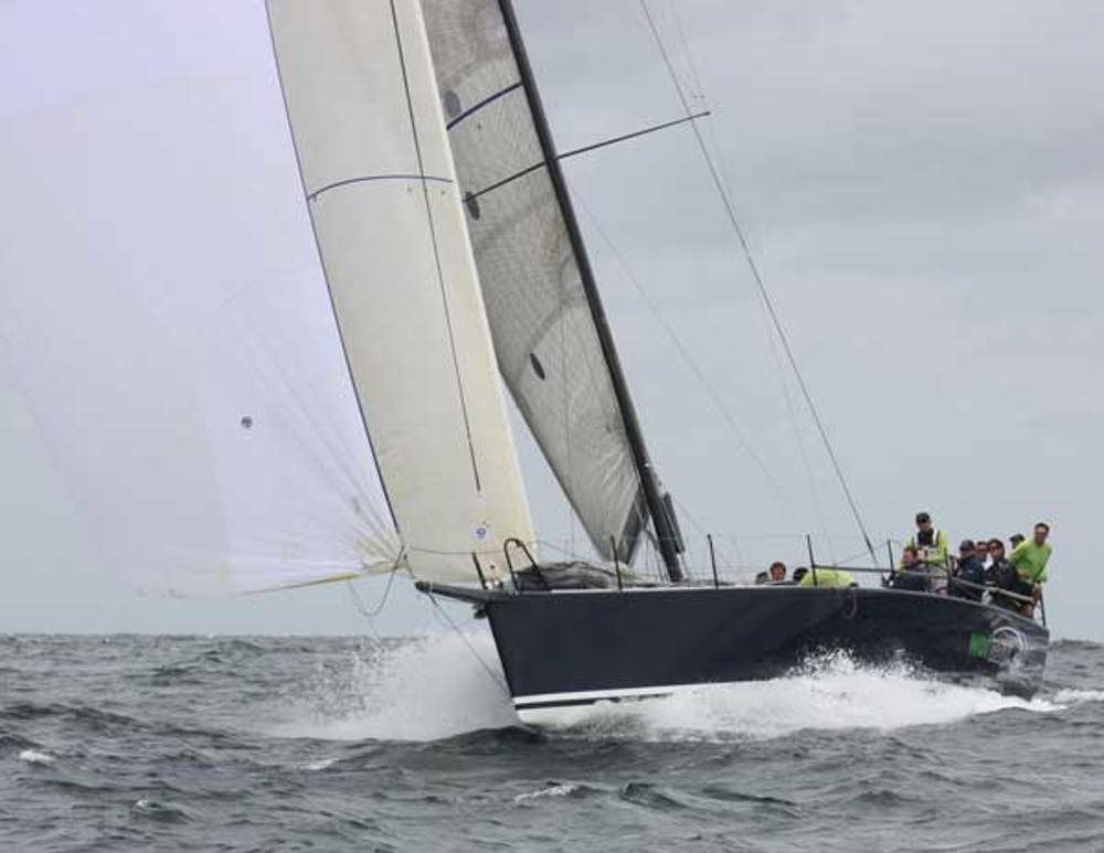 Wot Now in action after the start of Audi Sydney Gold Coast Yacht Race