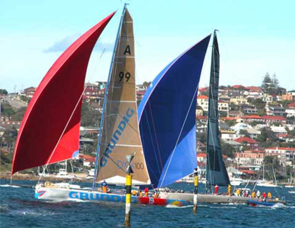 Grundig leads Broomstick at the start