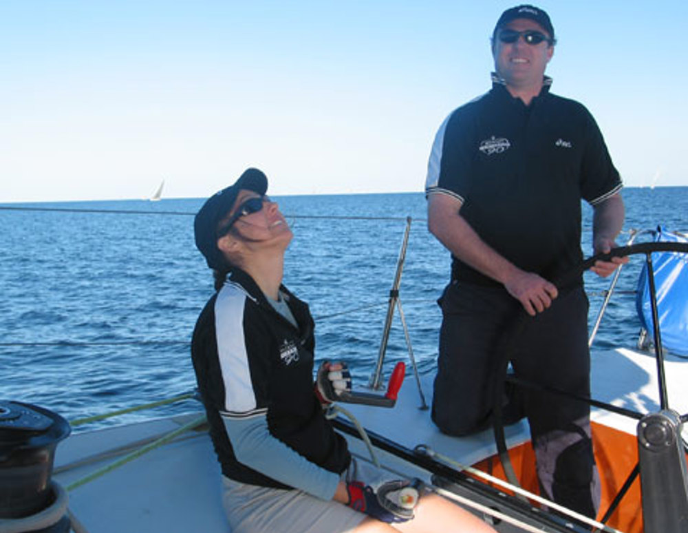 Champagne sailing on Maserati