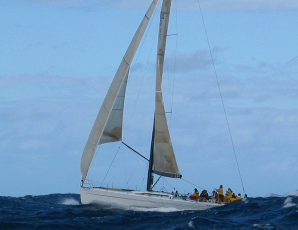 Ragamuffin taken from on board Infinity III