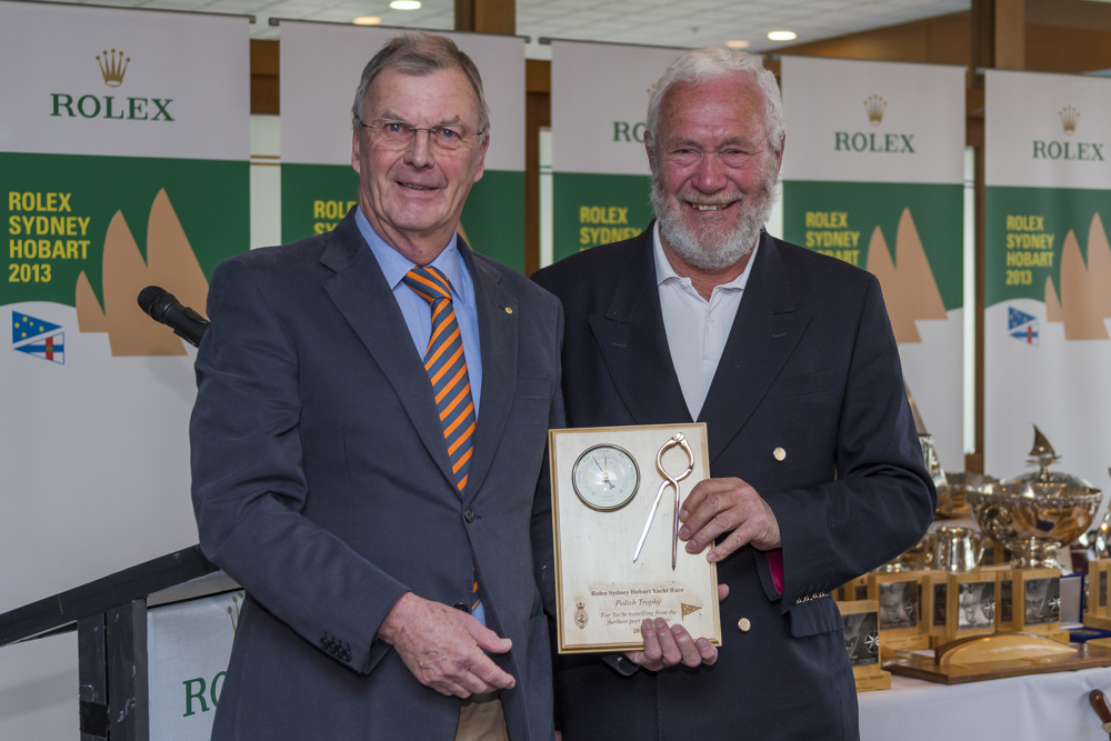 Trophy Presentation at the Royal Yacht Club Tasmania