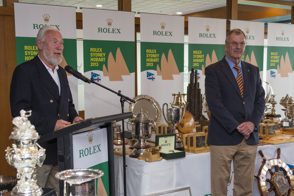 Trophy Presentation at the Royal Yacht Club Tasmania