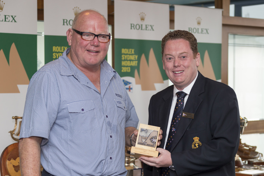 Trophy Presentation at the Royal Yacht Club Tasmania