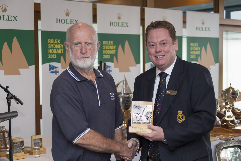 Trophy Presentation at the Royal Yacht Club Tasmania