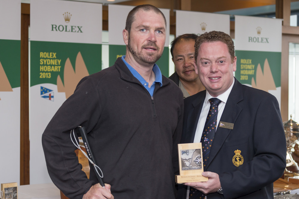 Trophy Presentation at the Royal Yacht Club Tasmania