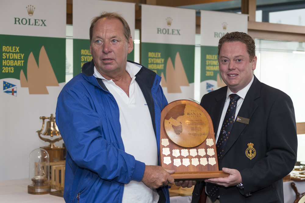 Trophy Presentation at the Royal Yacht Club Tasmania