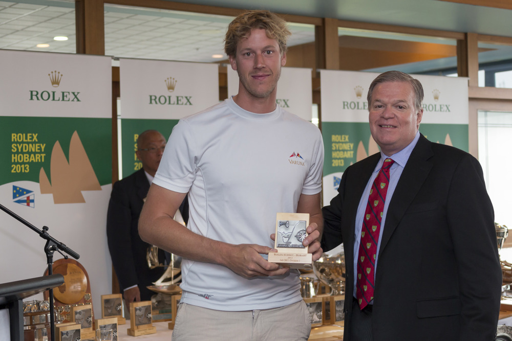 Trophy Presentation at the Royal Yacht Club Tasmania