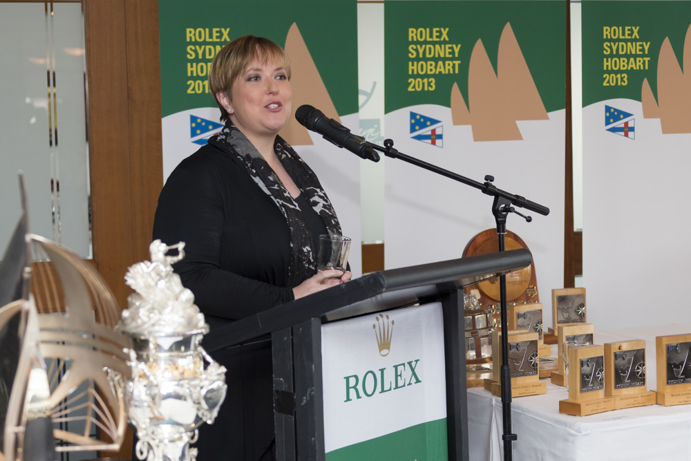 Trophy Presentation at the Royal Yacht Club Tasmania