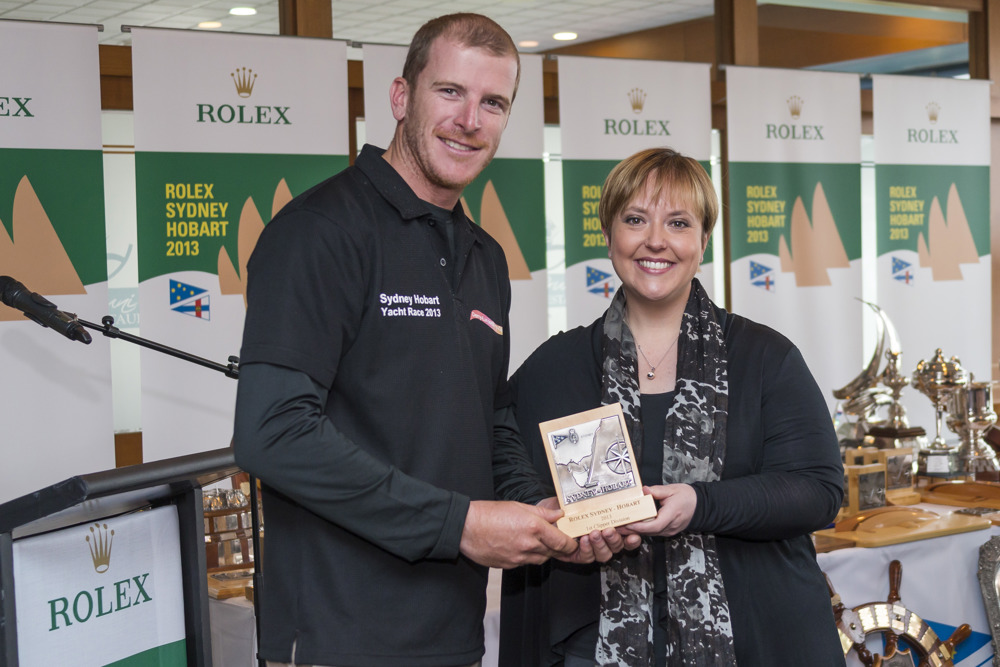 Trophy Presentation at the Royal Yacht Club Tasmania