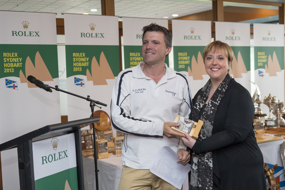 Trophy Presentation at the Royal Yacht Club Tasmania