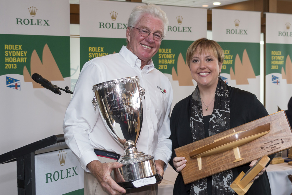 Trophy Presentation at the Royal Yacht Club Tasmania
