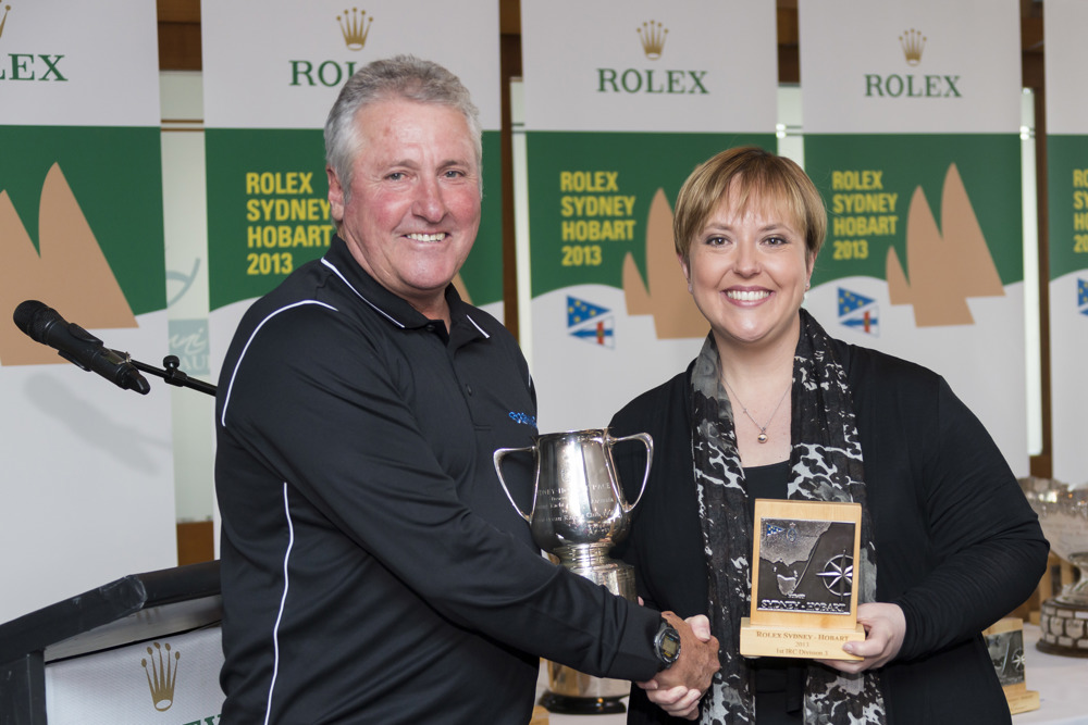 Trophy Presentation at the Royal Yacht Club Tasmania