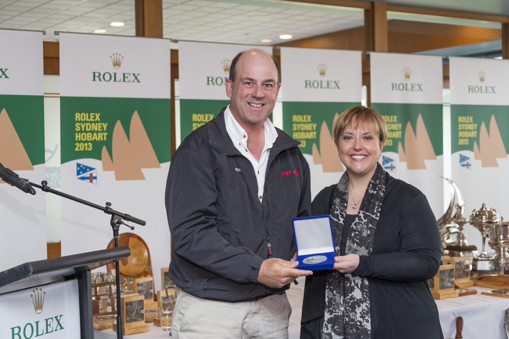 Trophy Presentation at the Royal Yacht Club Tasmania