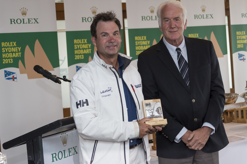 Trophy Presentation at the Royal Yacht Club Tasmania