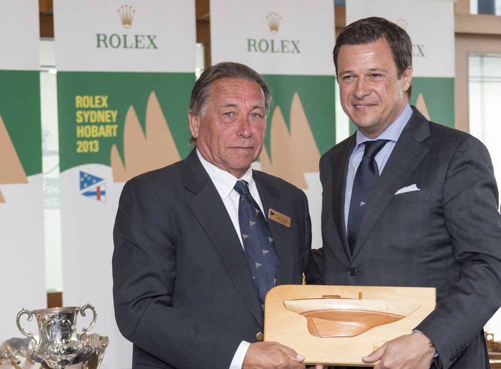 Trophy Presentation at the Royal Yacht Club Tasmania
