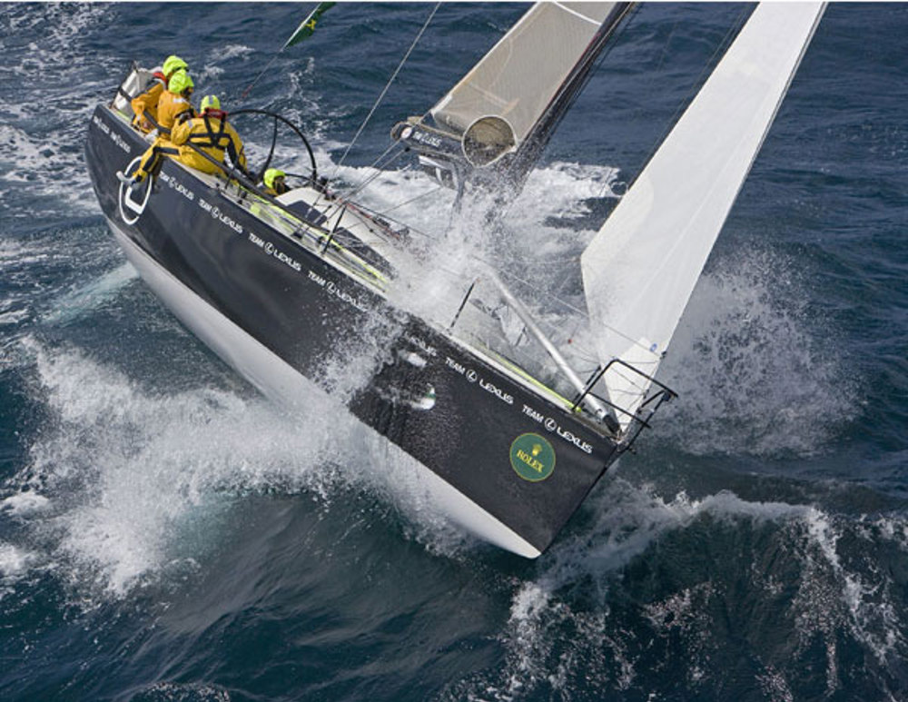 Team Lexus during day 2 of the Rolex Sydney Hobart 2006