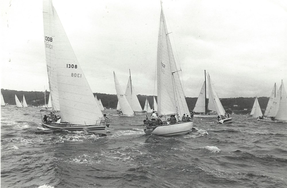 Dynamite (1308) on port with Willi Willi (2422) - 1978 SHYR start from Meltemi 