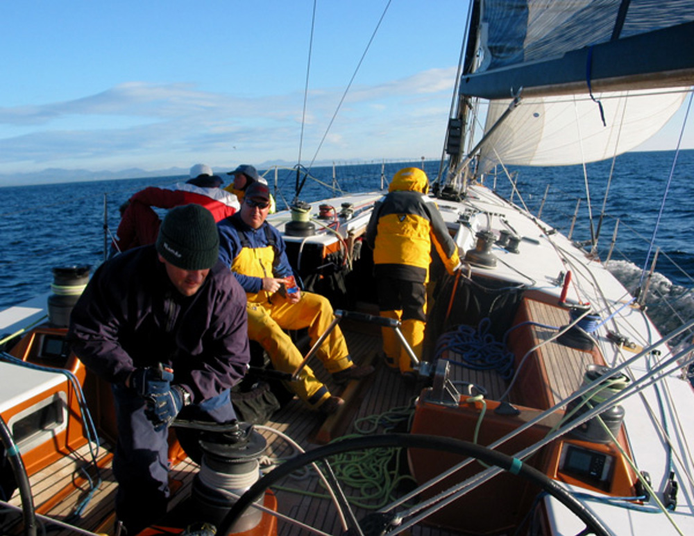 Infinity III sailing north of Cape Byron