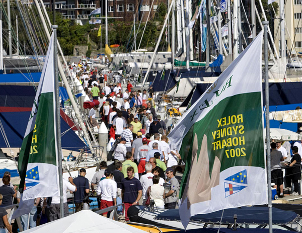 CYCA docks before the start of the Rolex Sydney Hobart