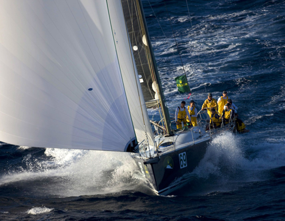 Wot Yot at speed on the first afternoon