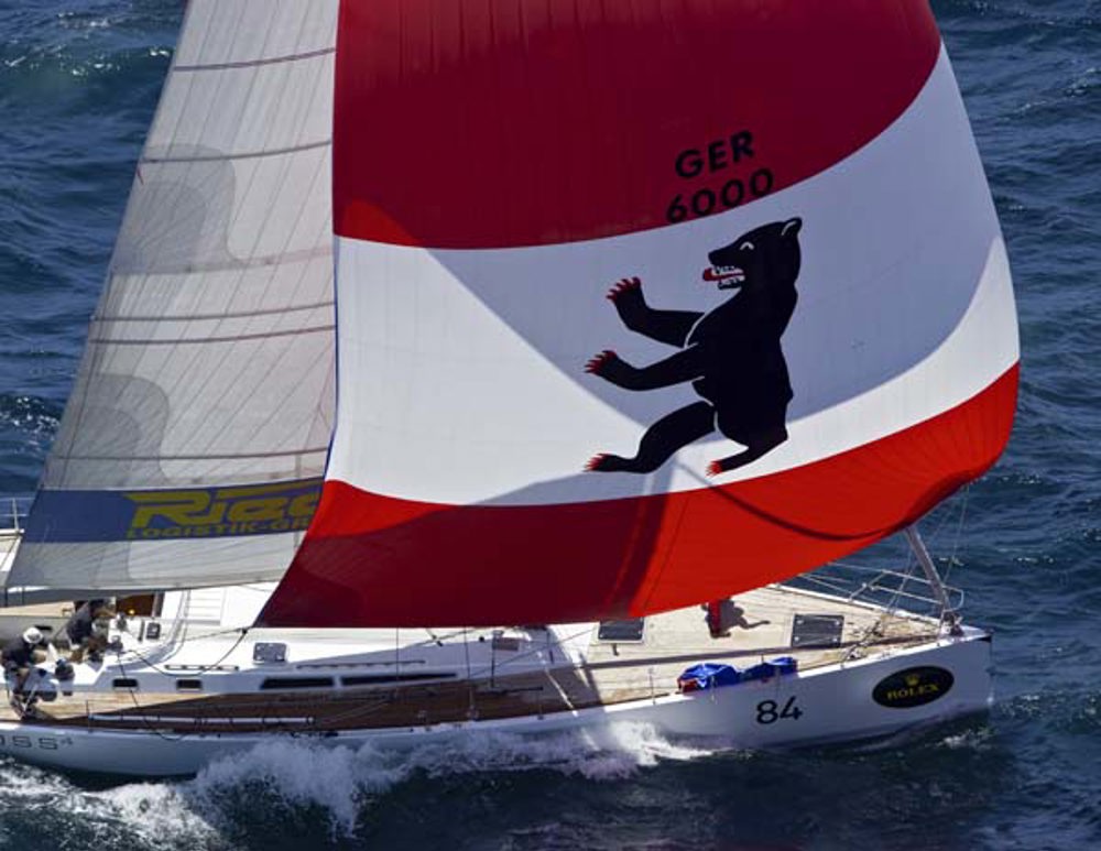 Walross 4, owned by Akdemischer Segler-Vercine, the only German entry in the 2008 Rolex Sydney Hobart