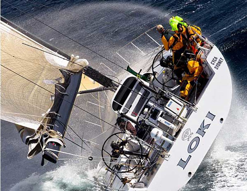 Stephen Ainsworth's RP63 Loki encounters some wild waves in Bass Strait