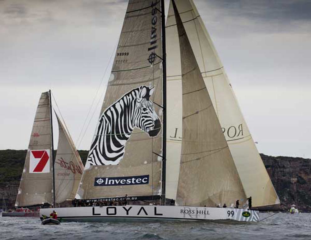 Wild Oats XI and Investec LOYAL exit Sydney Heads