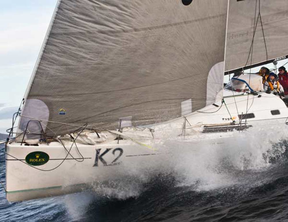 Rod Skellett's Krakatoa II near Tasman Island