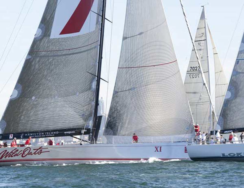 Loki called OCS at the start with Wild Oats XI on her stern