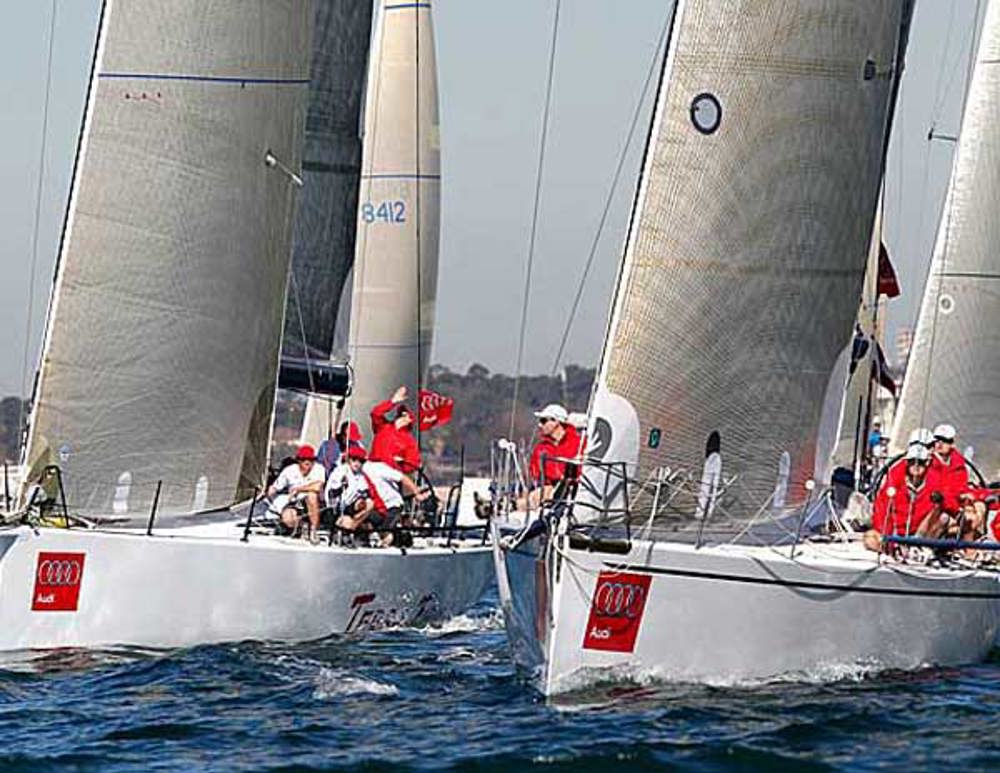 Terra Firma (Nicholas Bartels) and The Goat (Bruce Foye)