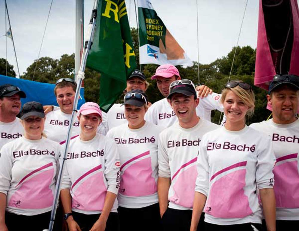 Ella Bache crew - aiming to be the youngest crew ever in the Rolex Sydney Hobart with an average age of 19