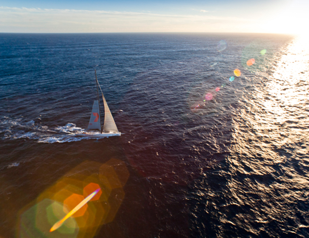 Wild Oats XI Just North of Bass Strait