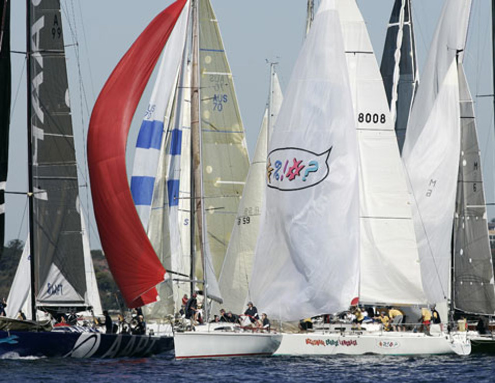 Start of the 20th Sydney Gold Coast Yacht Race 2005