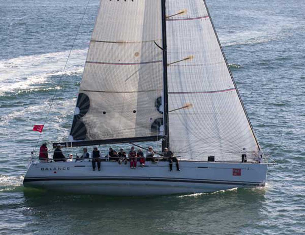 Money man Paul Clitheroe's Beneteau 45 Balance