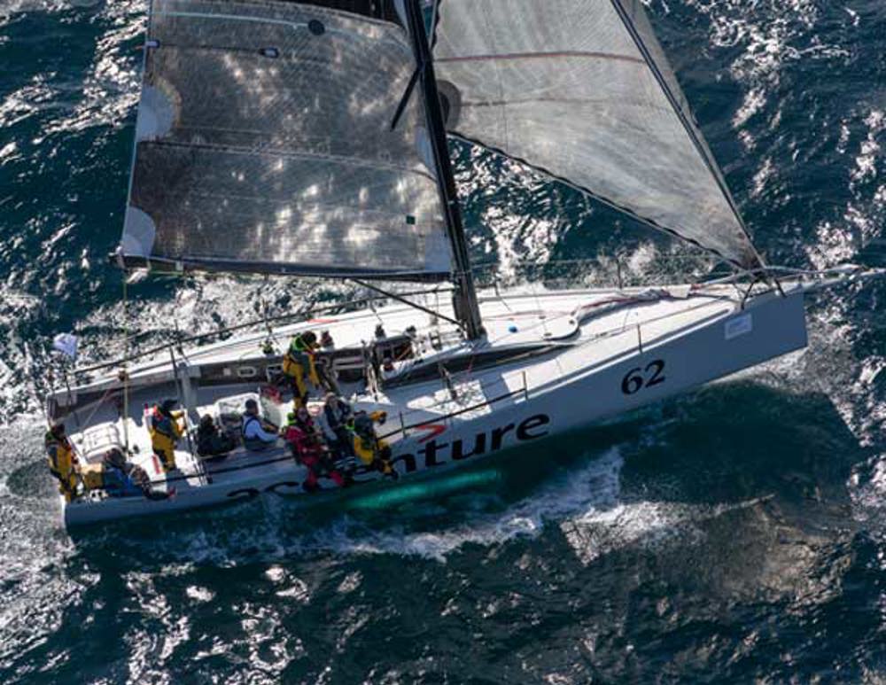 Marc and Louis Ryckmans GP 42 Accenture Yeah Baby got their wish for a fast wet ride north!