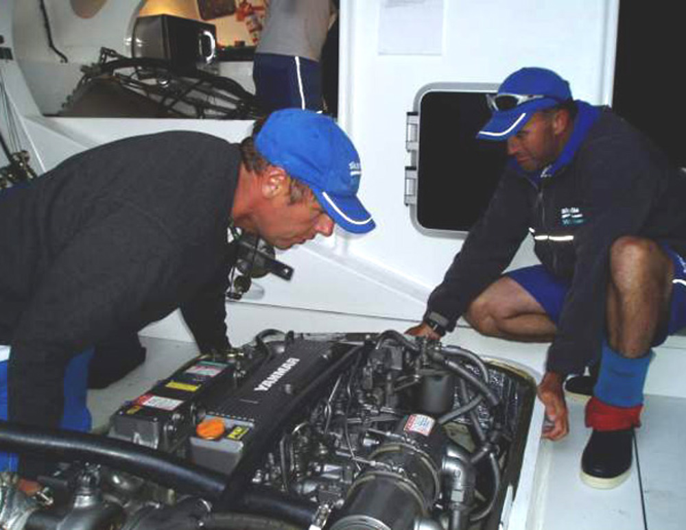 Skandia - engine repair completed