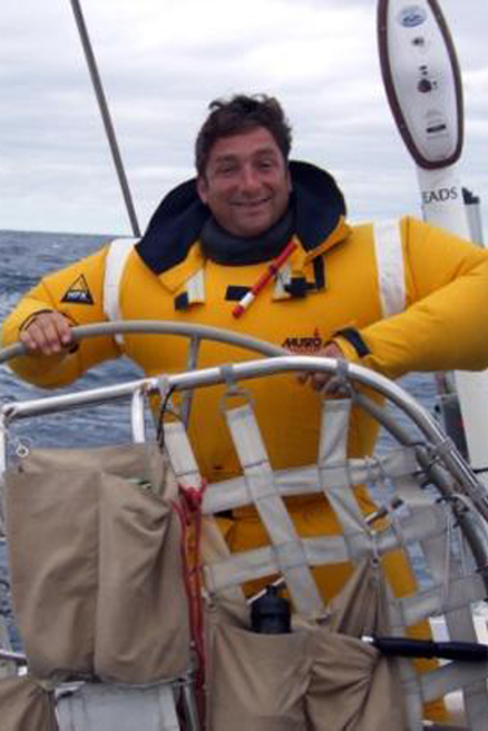 Crewman on Adventure, with too much time on his hands!