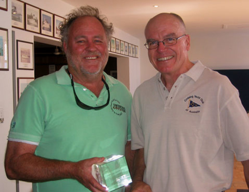 Sydney 38 winning skipper Alan Brierty from Contentious Issue