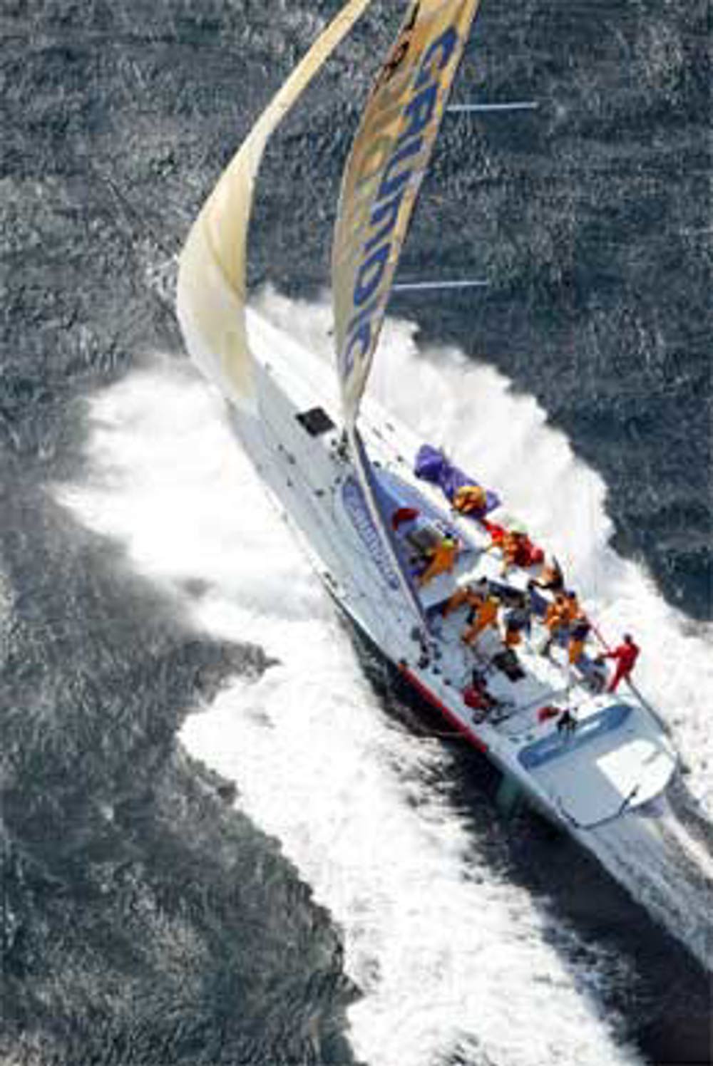 Grundig near Tasman Island on the way to finishing second.