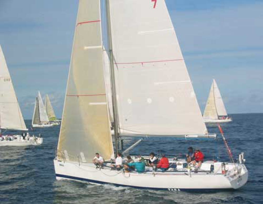 Tara at the start of the Ingles Sydney Gold Coast Race