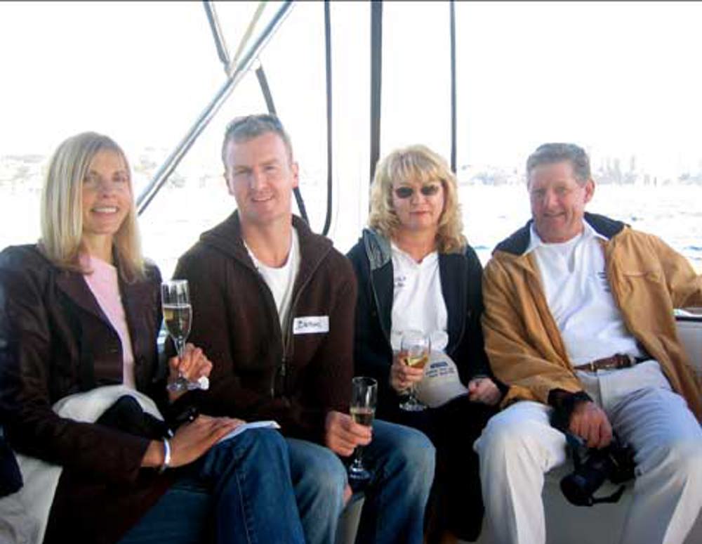 CYCA sponsors enjoying Gold Coast start