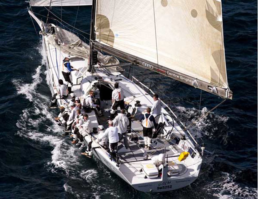 Calm in action during the Audi Sydney Gold Coast Yacht Race