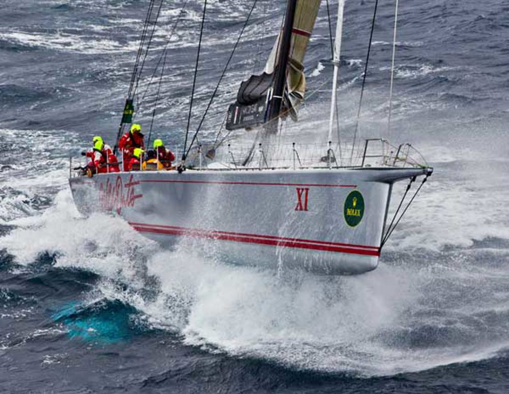 Wild Oats XI taking each wave and puff of breeze as it comes