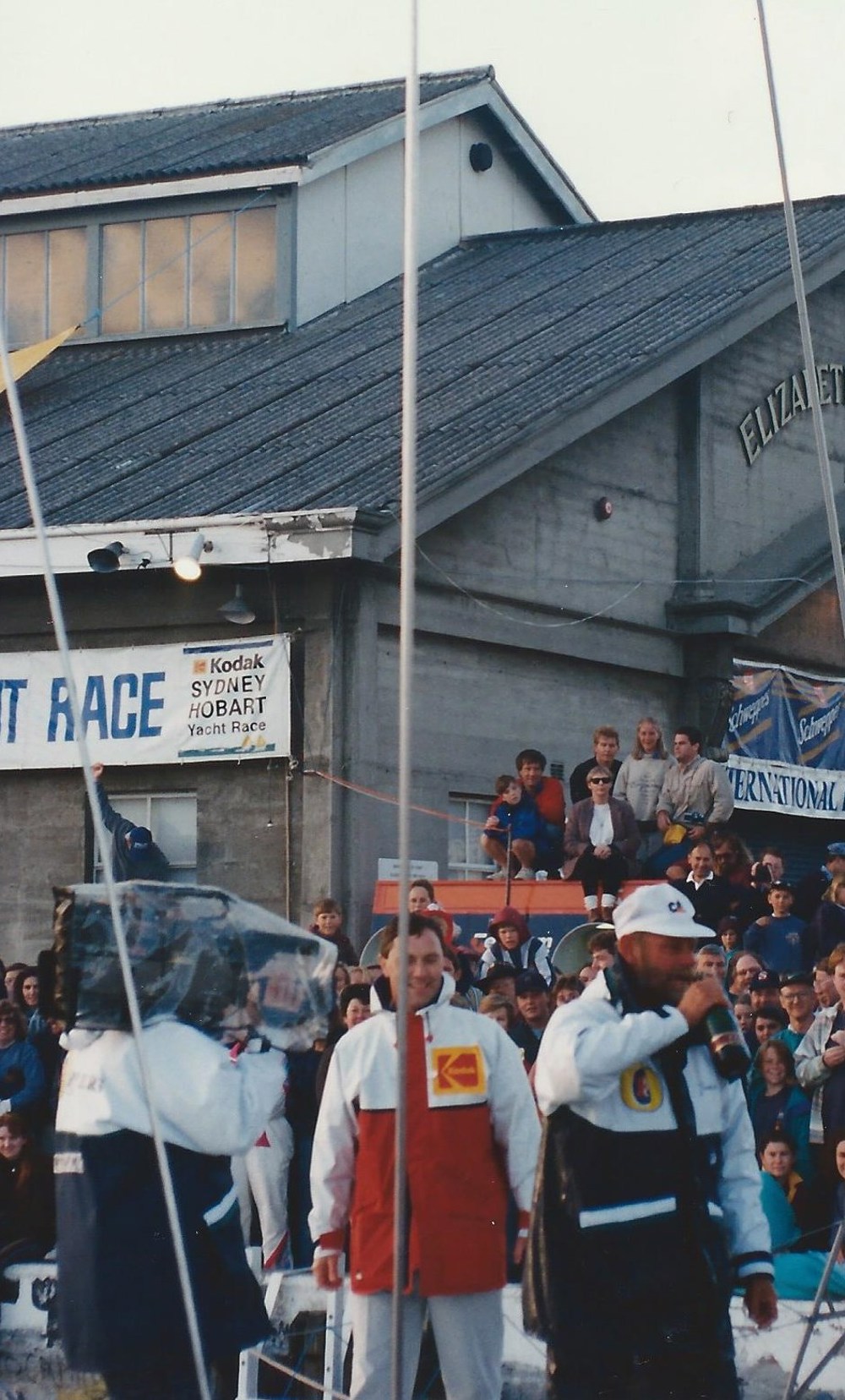 Tasmania (T1) - 1994 SHYR Line Honours winner celebrations - CYCA Archive