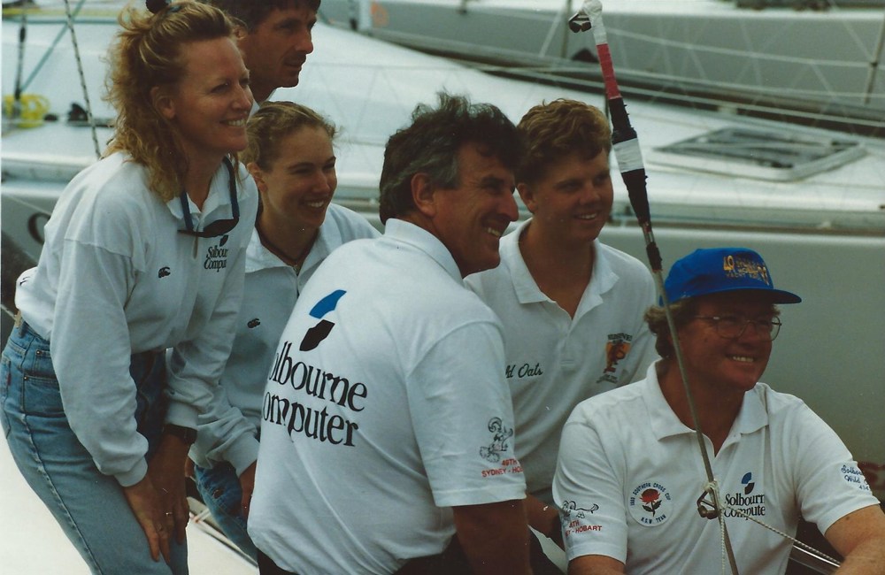 Wild Oats (4343) crew - 1993 SHYR Constitution Dock - Peter Campbell CYCA Archive