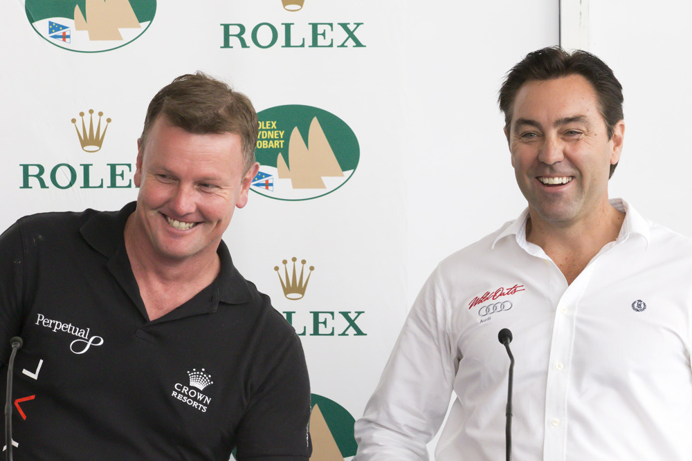 Friendly rivalry - Anthony Bell - Perpetual Loyal and Mark Richard - Wild Oats XI