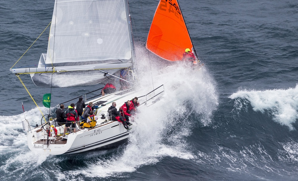 AUDERE, Sail n: 4545, Bow n: 45, Design: Beneteau First 45, Owner: Michael & Bianca Pritchard, Skipper: Michael & Bianca Pritchard